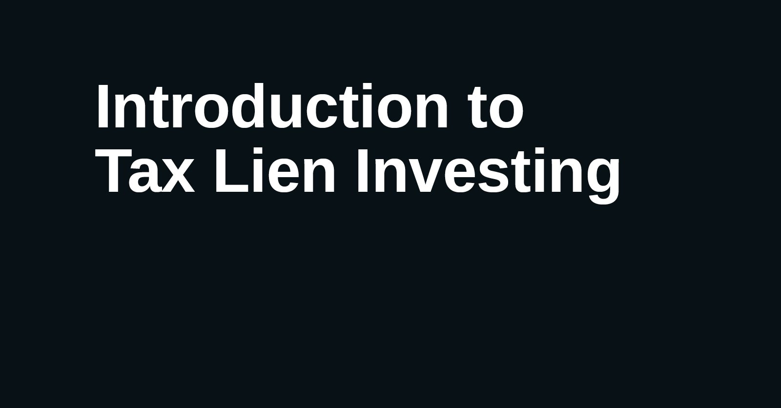 Invest In Tax Liens thumbnail